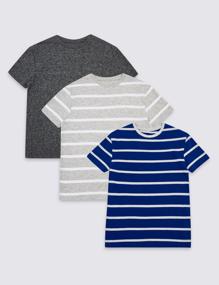 3 Pack T-Shirts (3-16 Years) 2 of 6