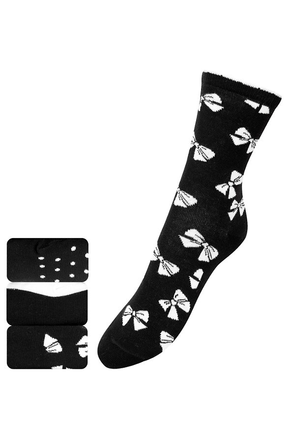 3 Pair Pack Assorted Socks Image 1 of 1
