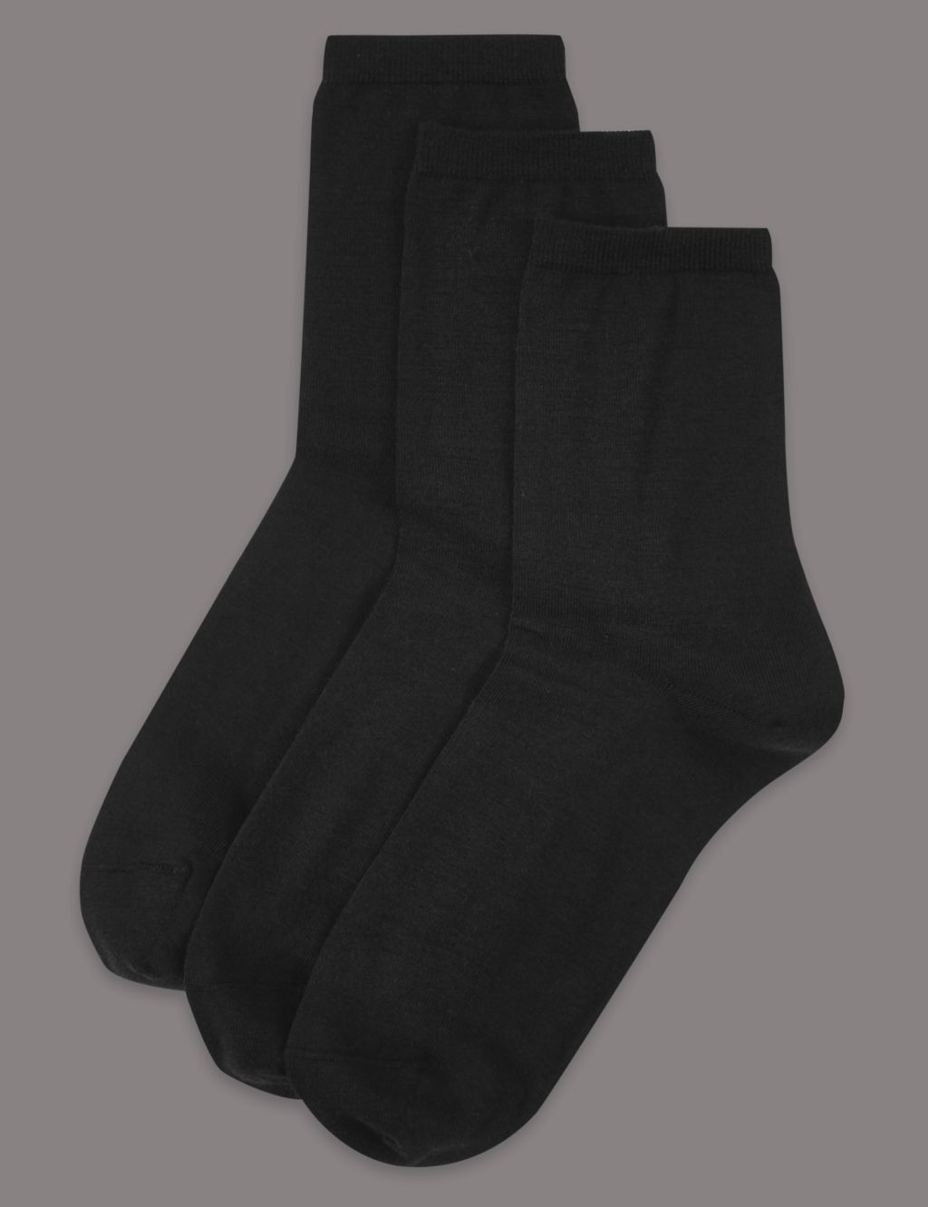 3 Pair Pack Body Sensor™ Ankle High Socks 1 of 2