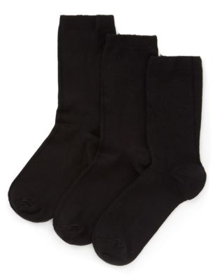 3 Pair Pack Supersoft Ankle Socks Image 1 of 1