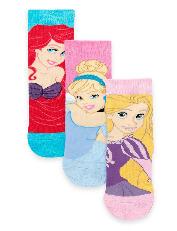 3 Pairs of Disney Princess Socks Image 1 of 1