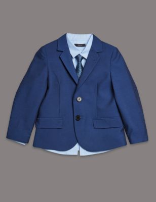 3 Piece Blazer, Shirt & Tie Outfit (1-10 Years) Image 2 of 4
