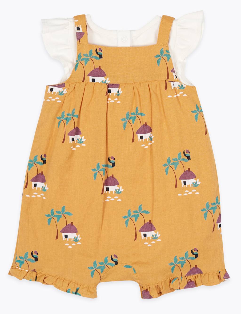 2 PC SET OF ROMPERS 0-3