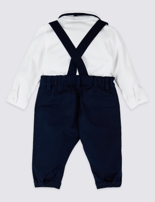 baby trousers with braces