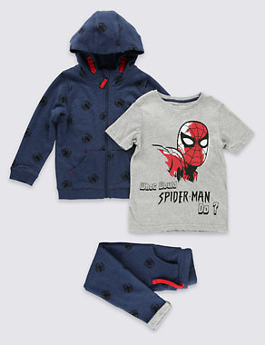 3 Piece Spider-Man™ Outfit (1-8 Years) Image 2 of 9