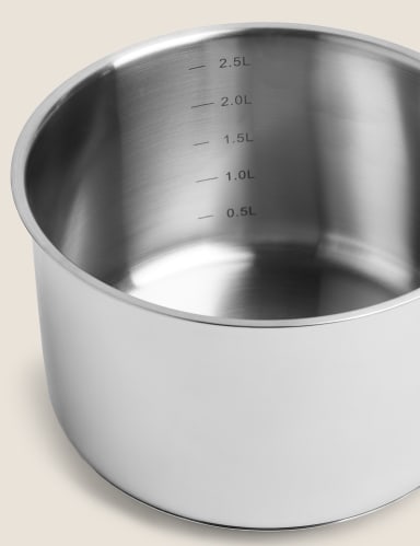 3 Piece Stainless Steel Pan Set 4 of 7