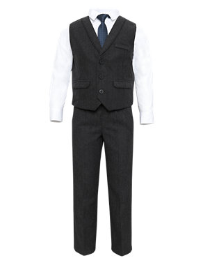 3 Piece Waistcoat Outfit with Tie Image 2 of 7