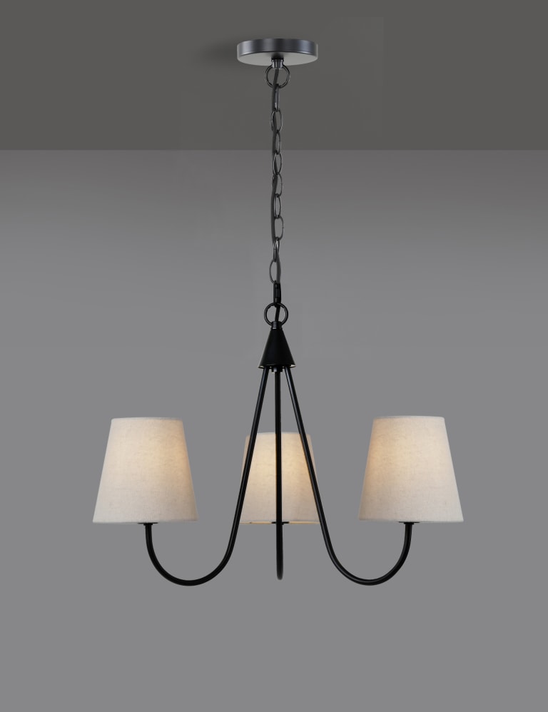 3 shade shop chandelier