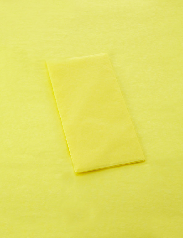 3 Sheets of Yellow Tissue Paper Image 1 of 1