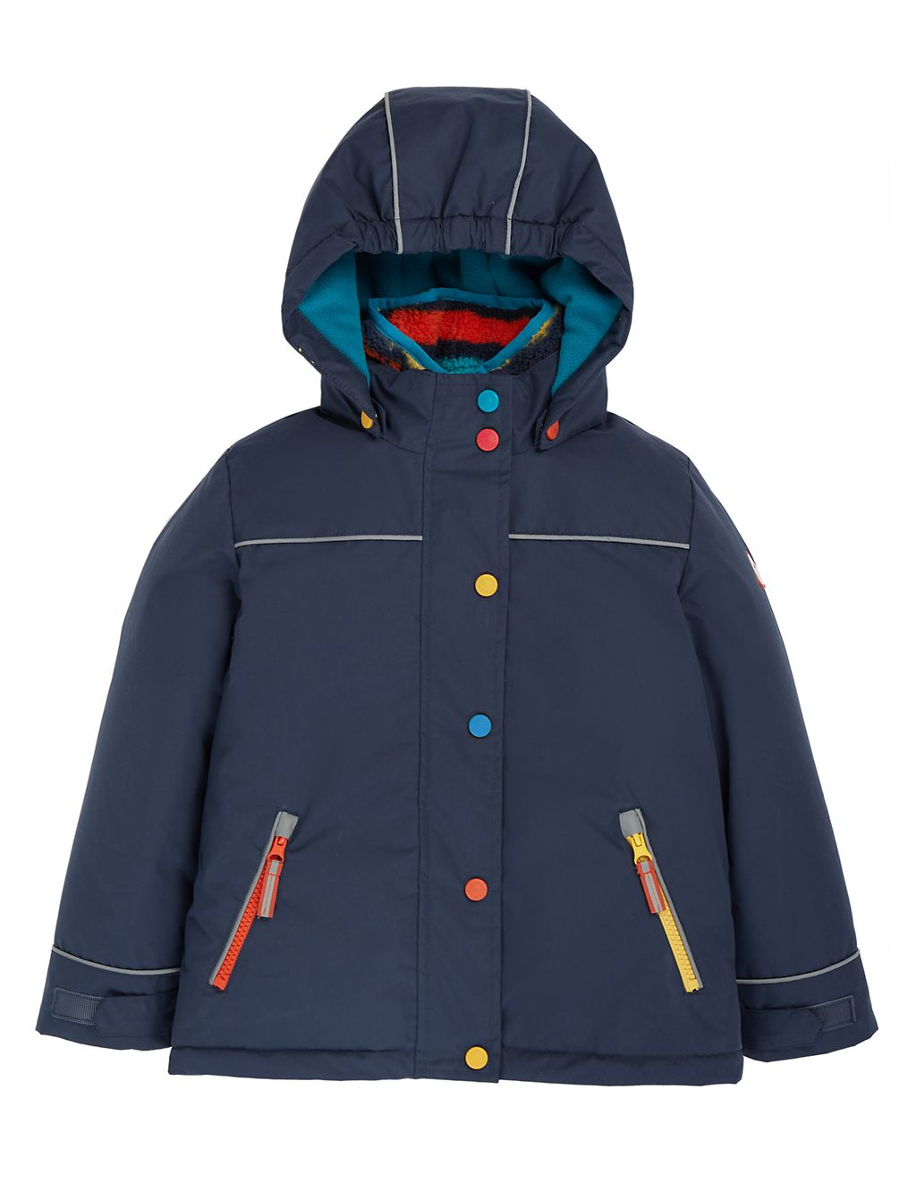3-in-1 Hooded Fleece Lined Raincoat (1 - 10 Yrs) 3 of 7