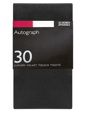 30 Denier Velvet Touch Opaque Tights Image 2 of 3