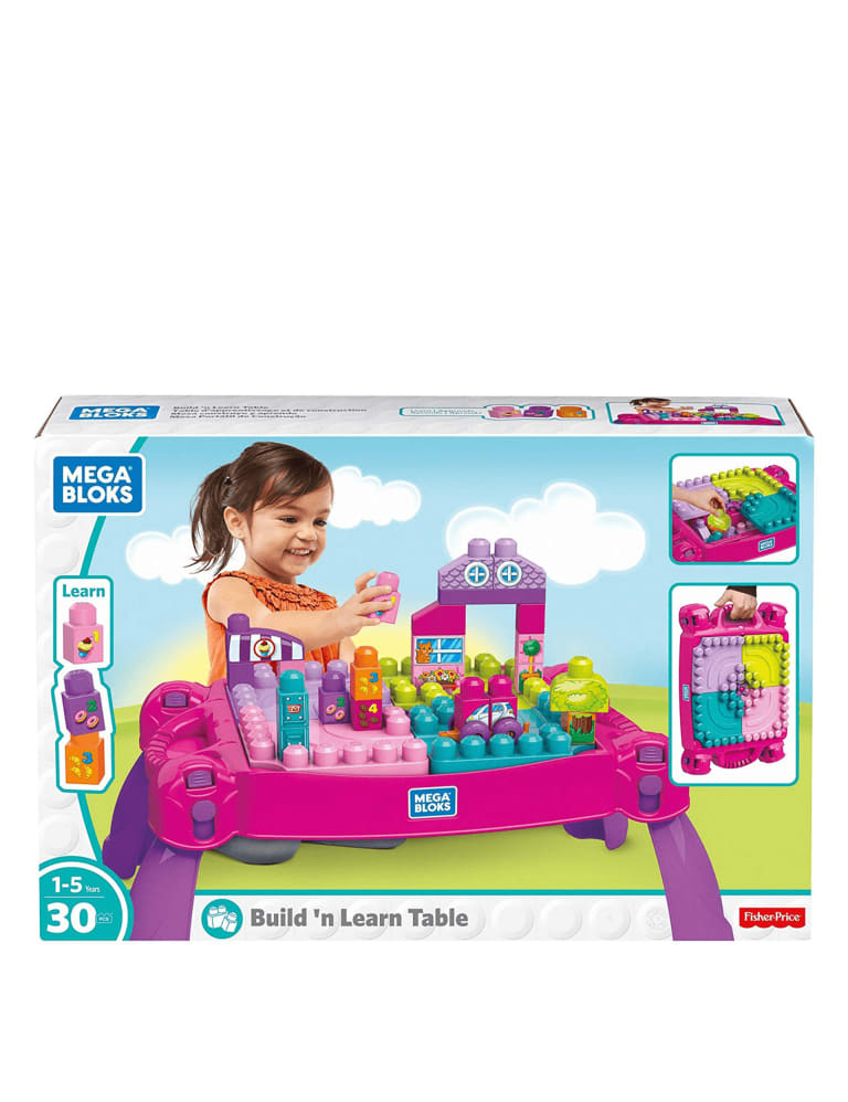 Fisher price mega bloks build n learn table clearance