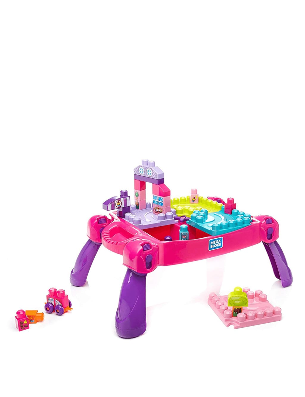 30 Piece Build Learn Table 1 5 Yrs Mega Bloks M S