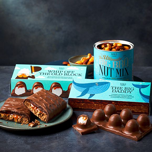 M&S Food range of Father's Day chocolates and nuts