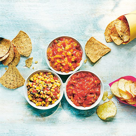 Pair our salsa selection and with these chips