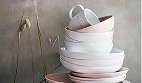 Stack of crockery