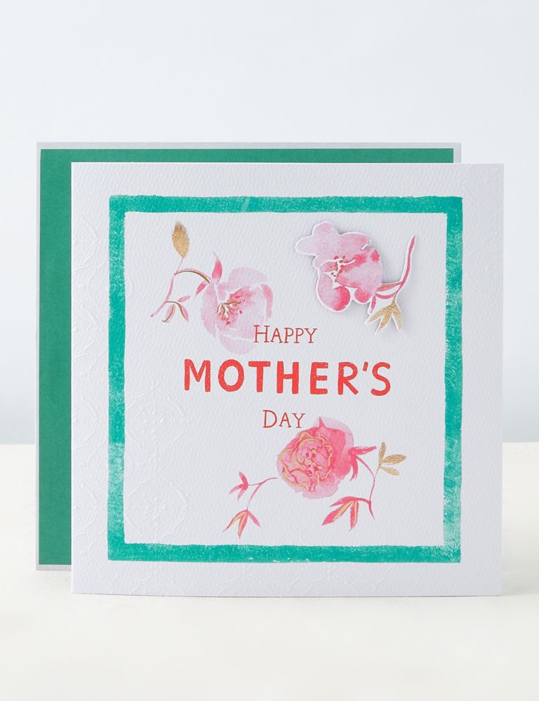 3D Effect Floral Mother's Day Card 1 of 5