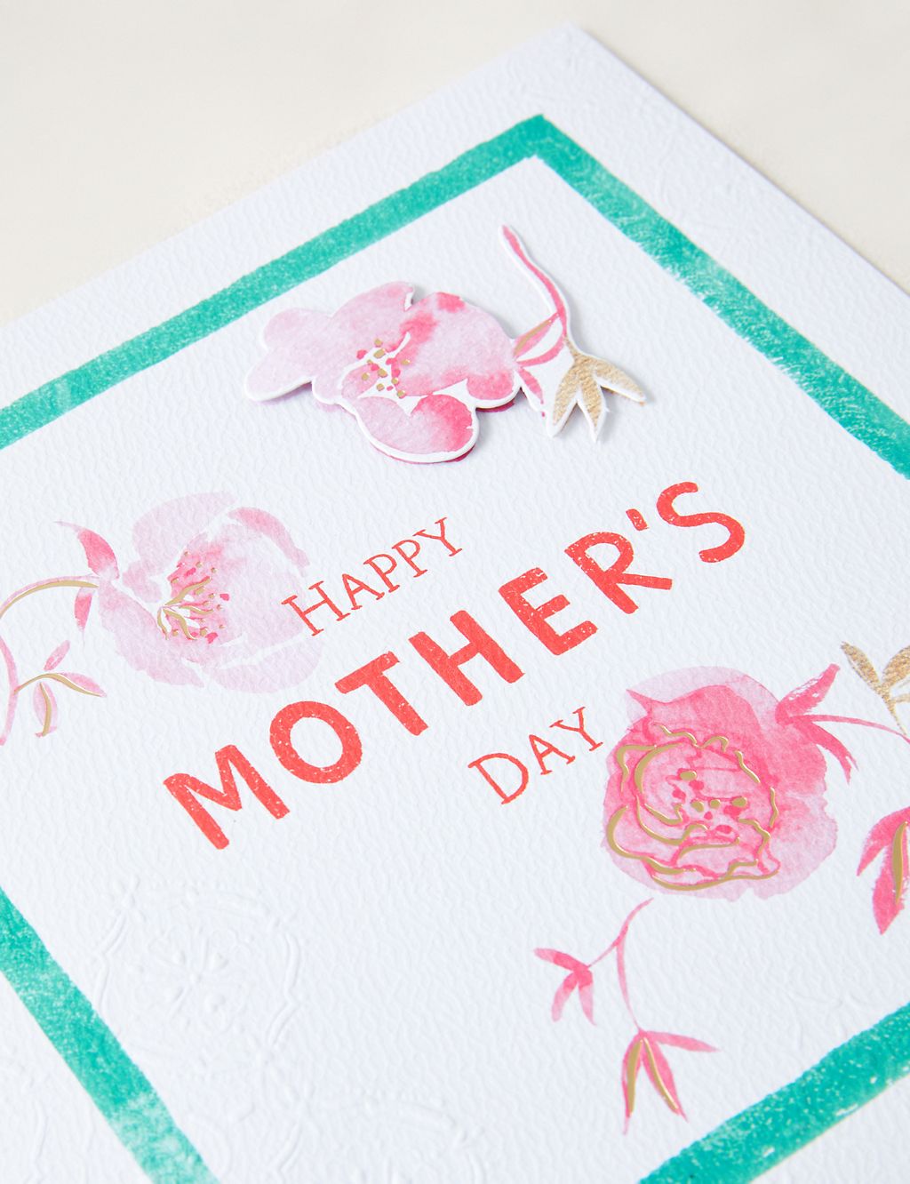 3D Effect Floral Mother's Day Card 4 of 5