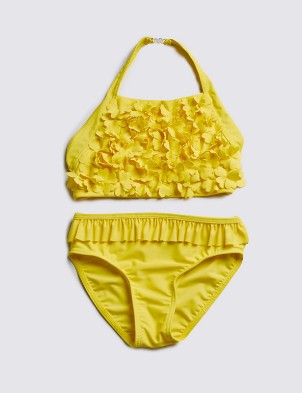 3D Floral Swimsuit (1-7 Years) Image 1 of 2