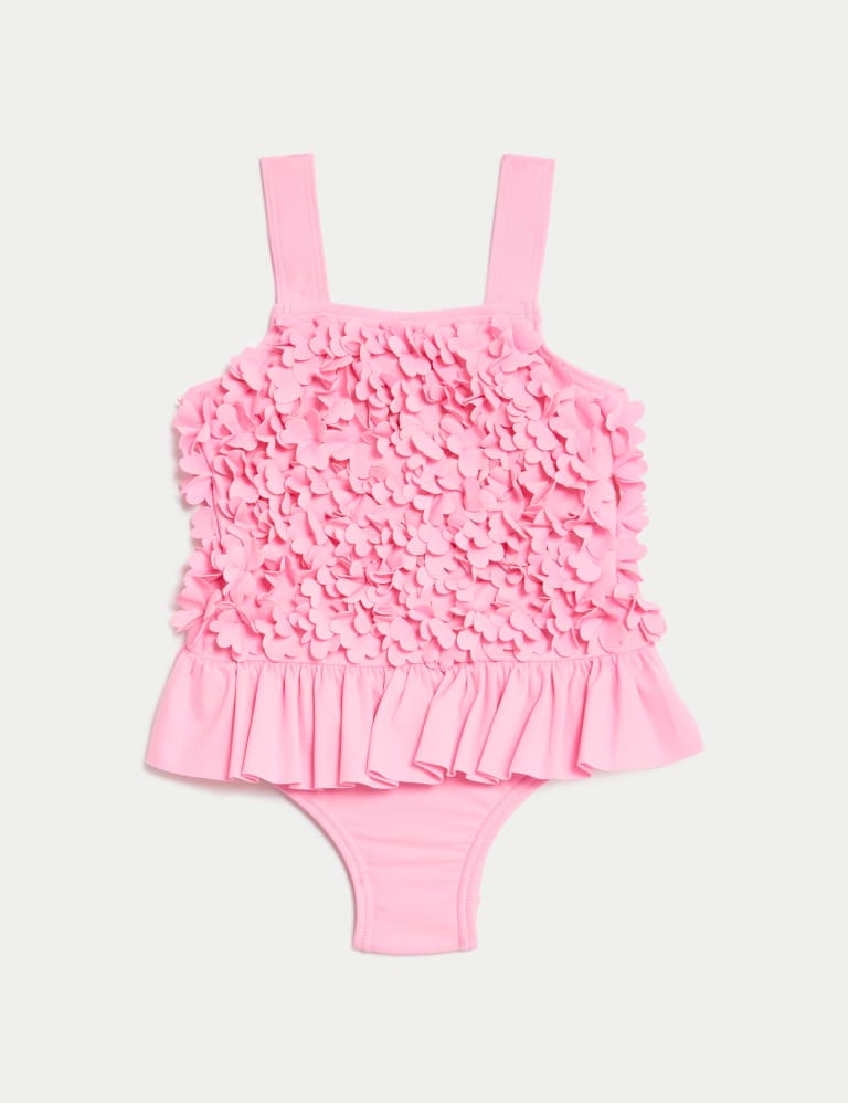 3D Flower Swimsuit (0-3 Yrs) 1 of 3