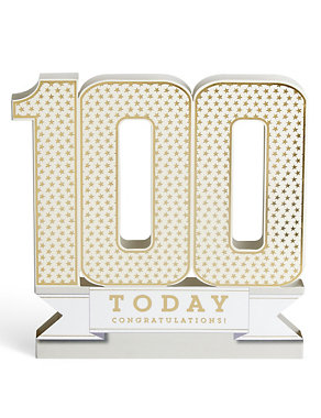 3D Pop-Up 100th Birthday Card Image 2 of 3