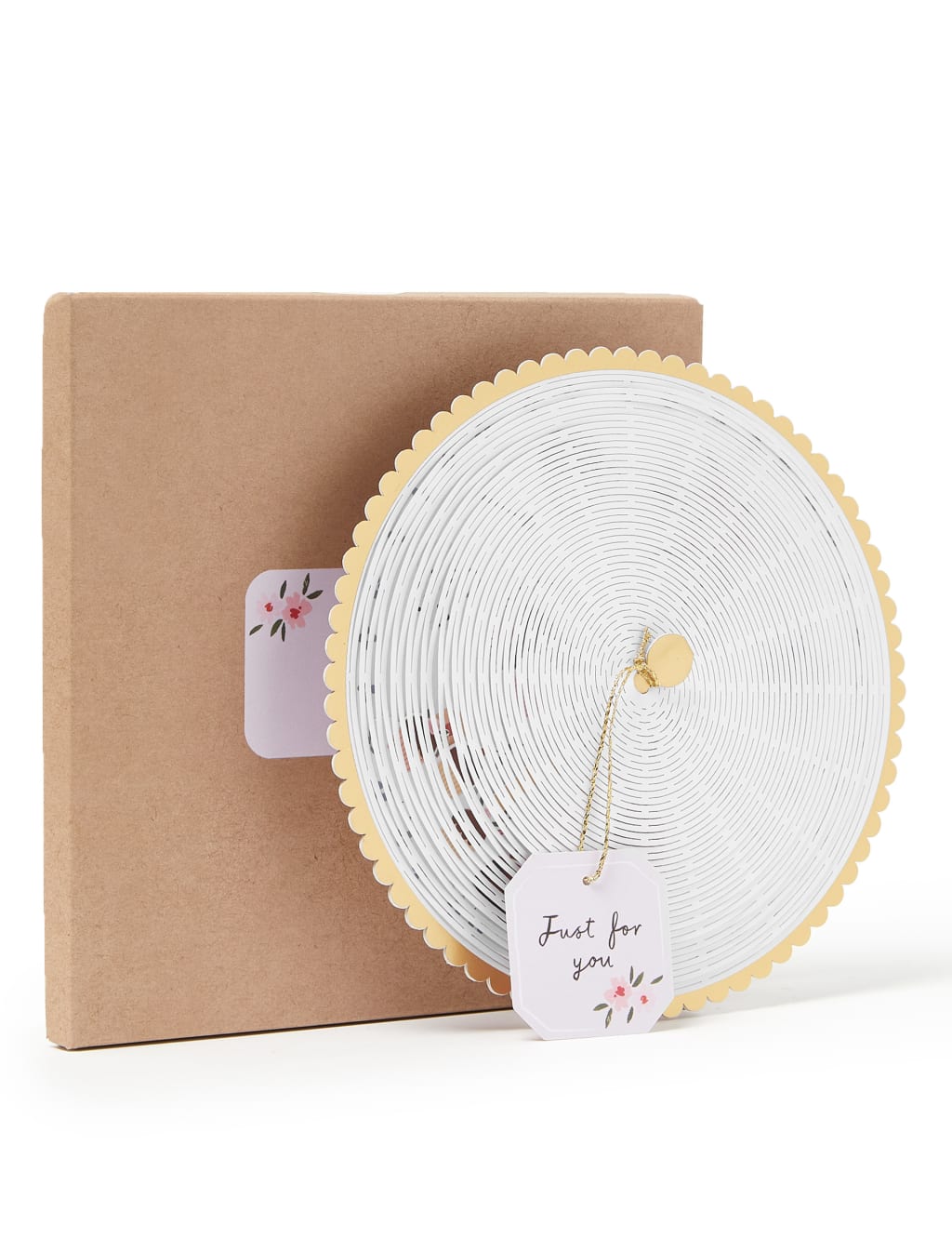 3D Popup Concertina Cake Dome Birthday Card M&S