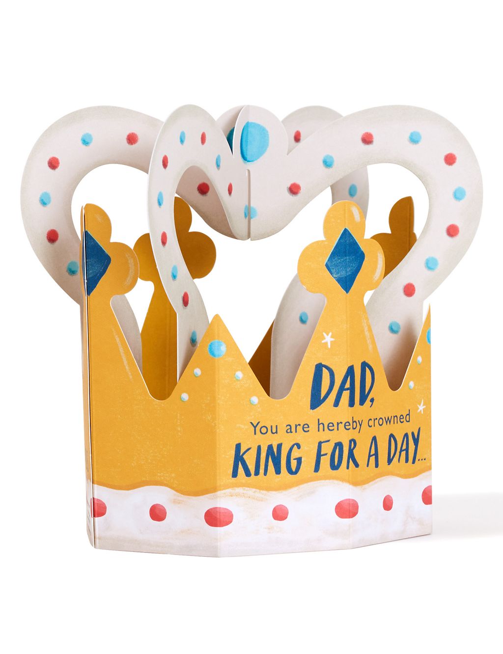 3D Pop-up Crown Father's Day Card for Dad 1 of 3