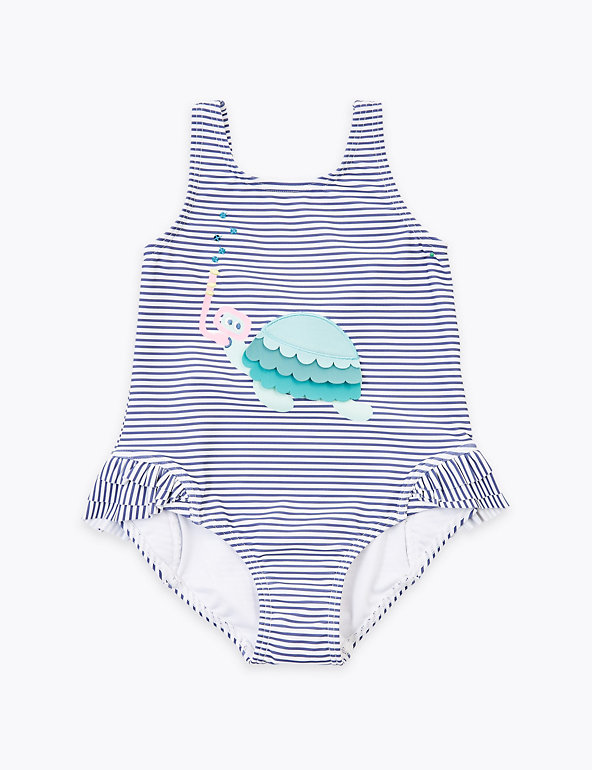 3D Turtle Swimsuit (2-7 Yrs) Image 1 of 2