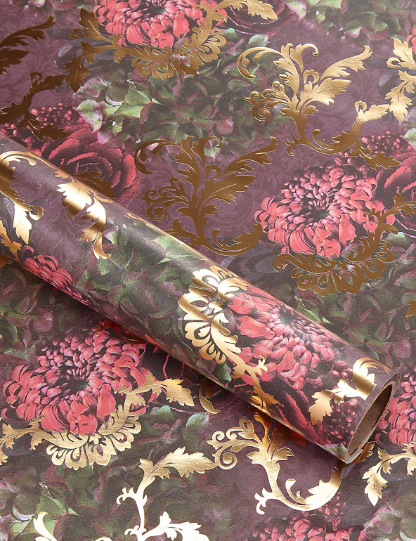 3m Feast Floral Roll Wrapping Paper Image 1 of 1