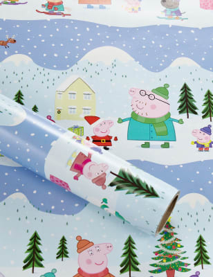 3m Peppa Pig Roll Wrapping Paper M&S