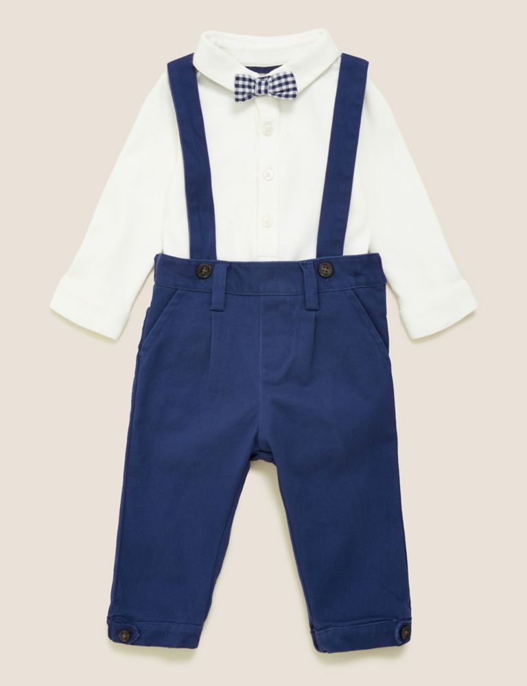 3pc Cotton Outfit (0-3 Yrs) 1 of 6