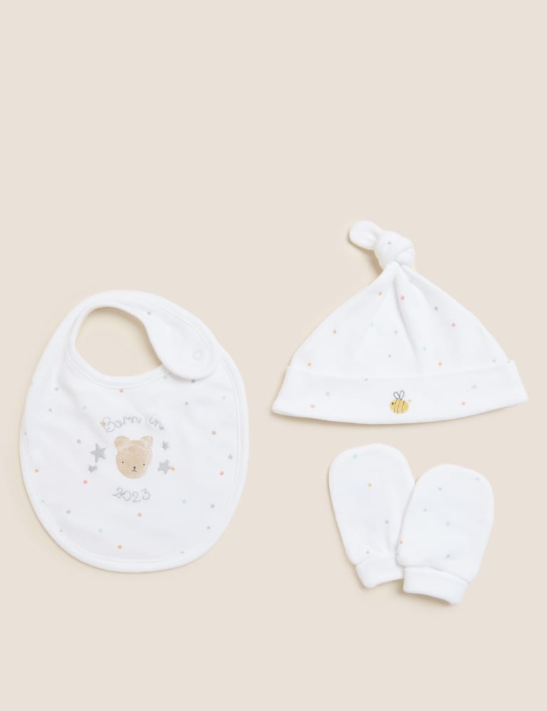3pc Cotton Rich Born In 2023 Starter Set 1 of 1