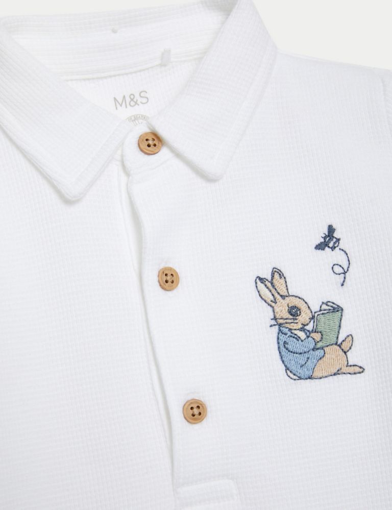 3pc Cotton Rich Peter Rabbit™ Outfit (0-3 Yrs) 6 of 9