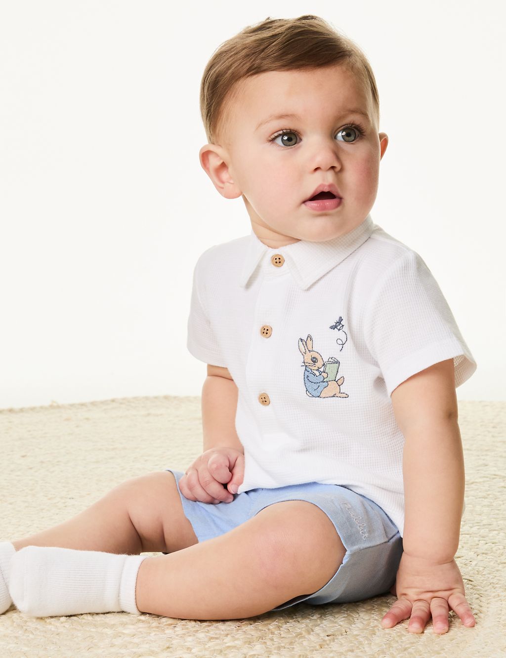 3pc Cotton Rich Peter Rabbit™ Outfit (0-3 Yrs) 9 of 9