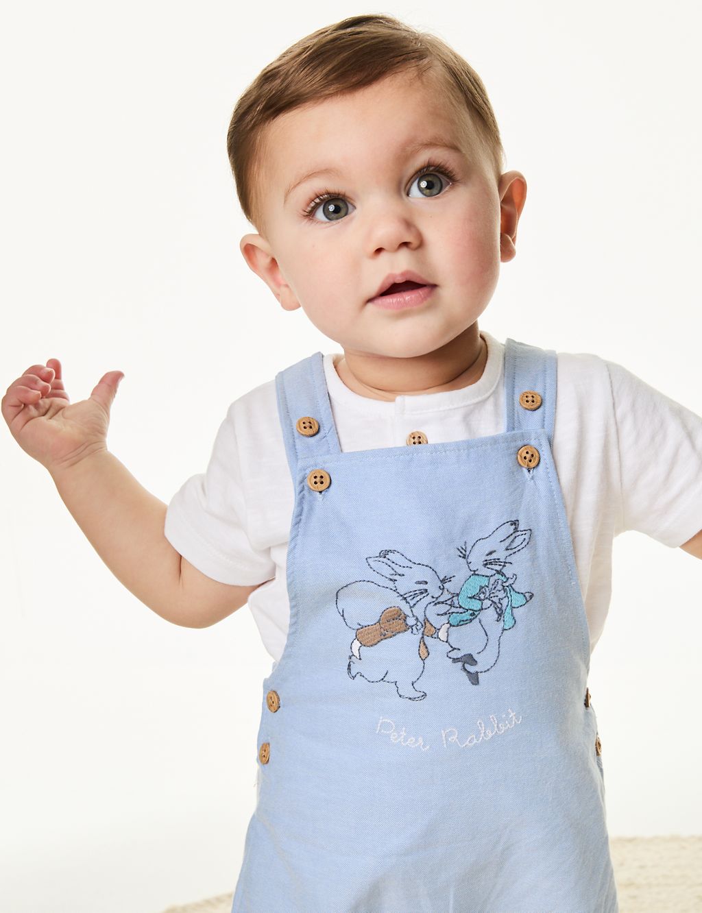 3pc Cotton Rich Peter Rabbit™ Outfit (0-3 Yrs) 6 of 8