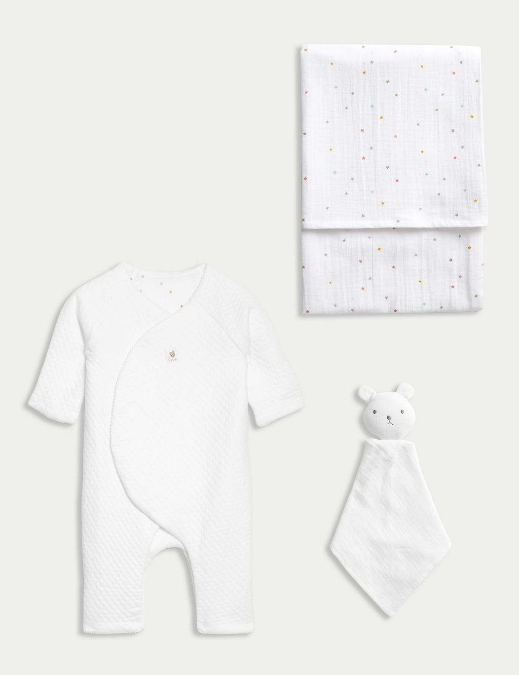 3pc Cotton Rich Sleepsuit Gift Set (0-6 Mths) 2 of 2