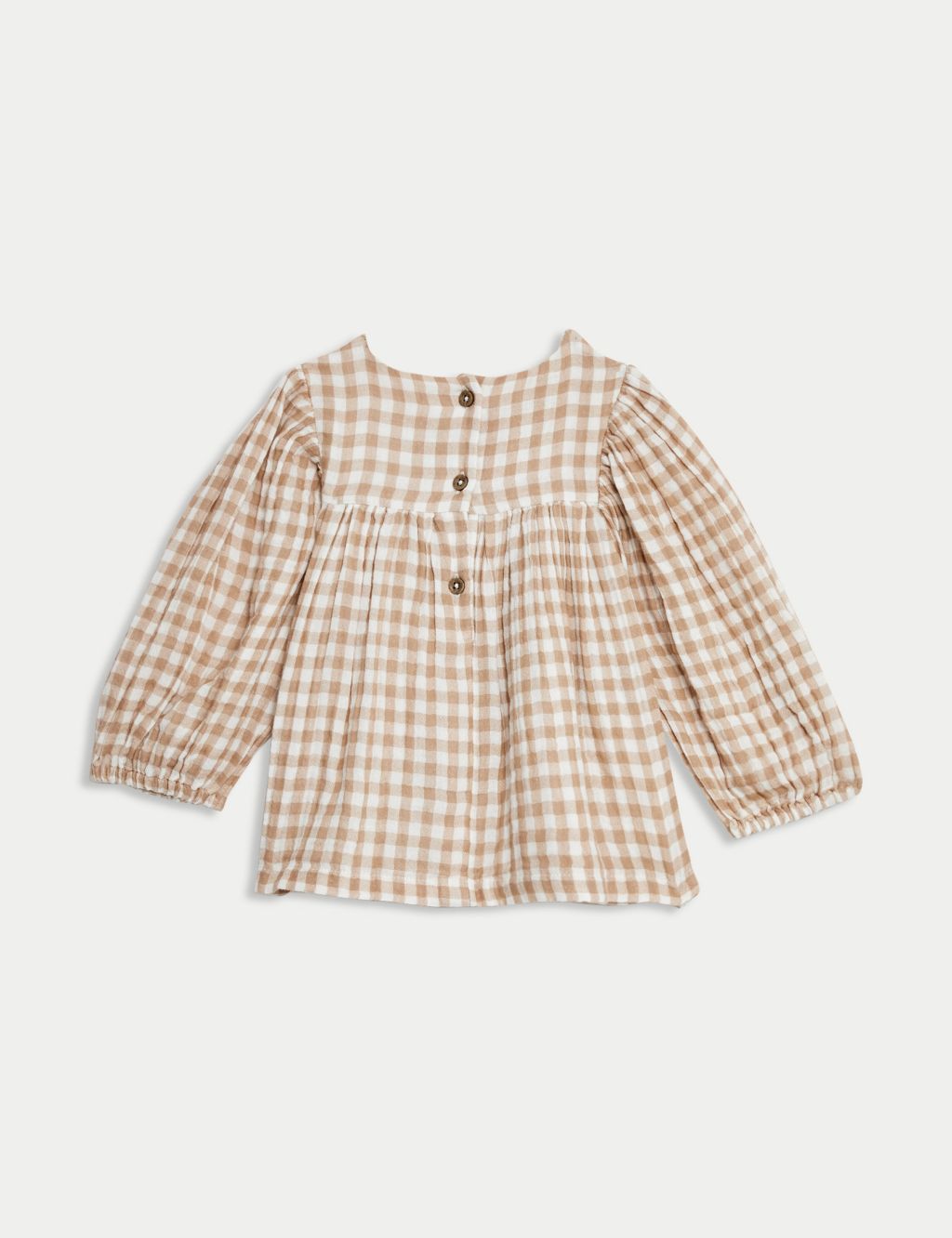 3pc Pure Cotton Gingham Outfit (0-3 Yrs) 2 of 9
