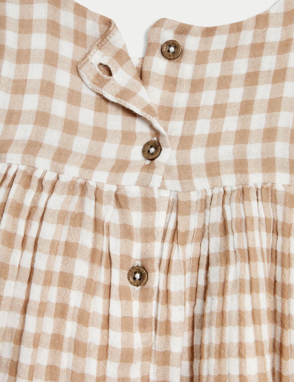 3pc Pure Cotton Gingham Outfit (0-3 Yrs) 4 of 9