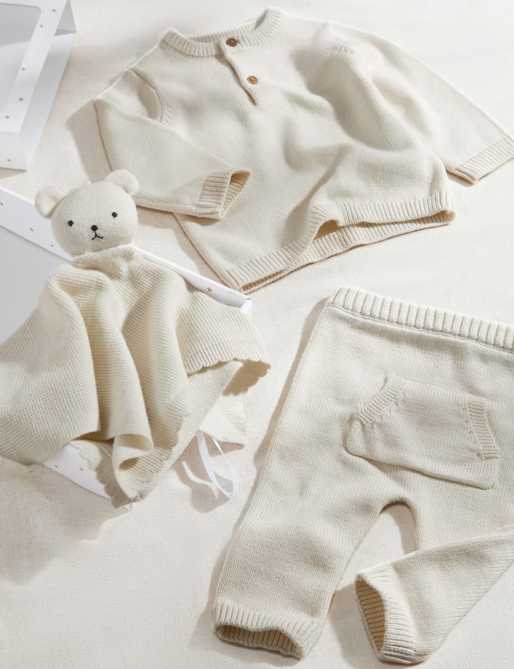 Baby white clearance knitted outfit