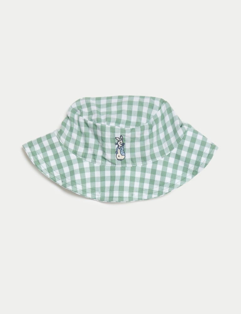 3pc Pure Cotton Peter Rabbit™ Gingham Outfit (0-3 Yrs) 6 of 9