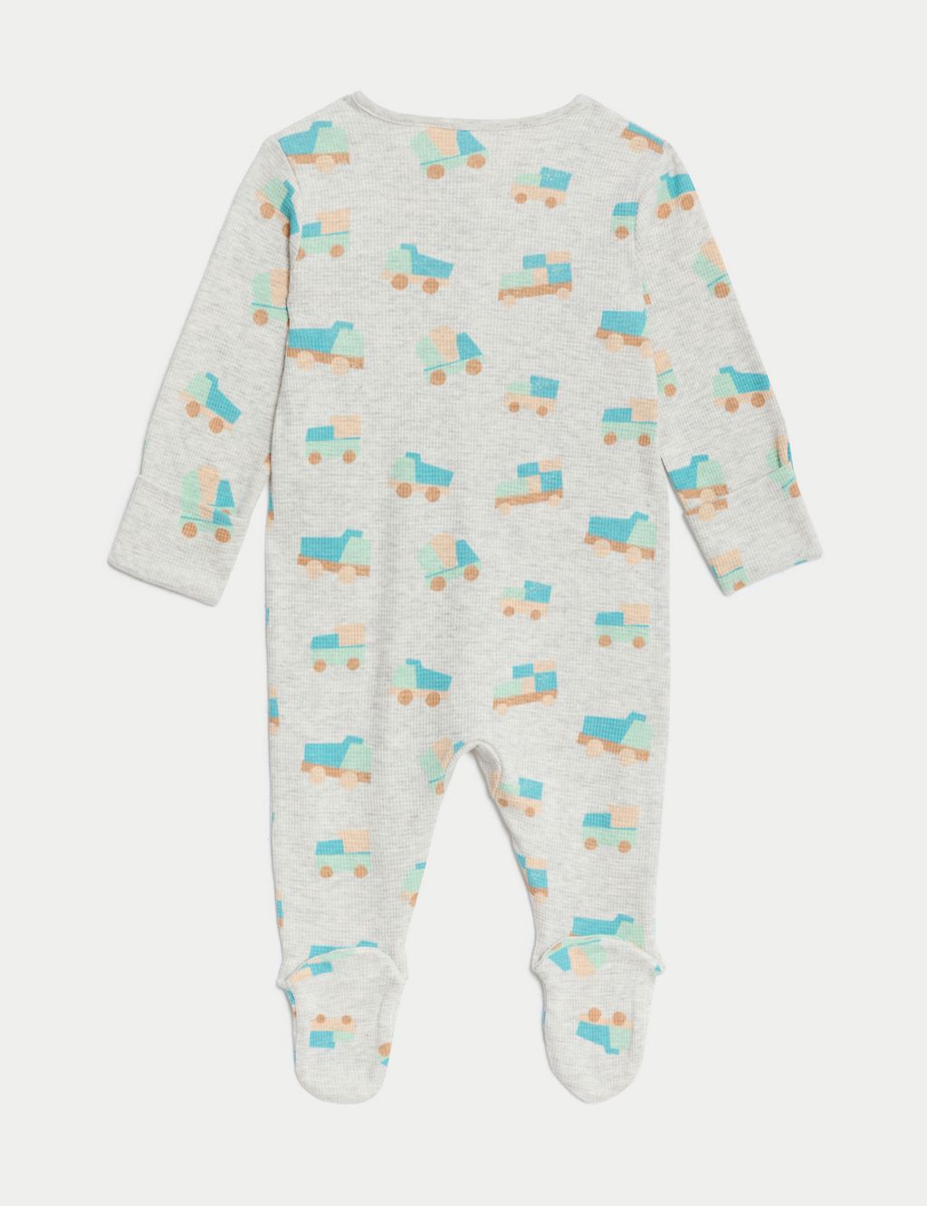 3pc Pure Cotton Tractor Sleepsuits (0-36 Months) 2 of 4