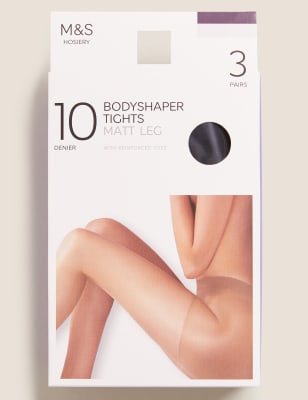 15 Denier Magicwear™ Bum, Tum & Thigh Shine Bodyshaper Tights, M&S  Collection