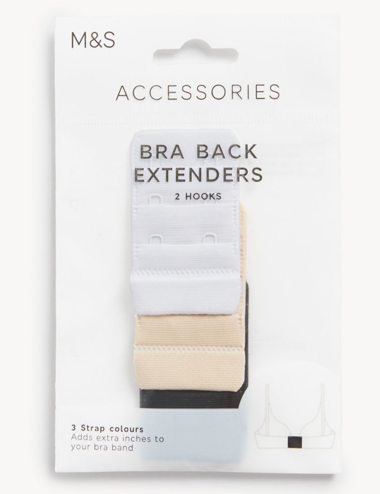Pregnancy Bra Extender with Four-Hooks (Value 3-Pack of Black, White and  Beige) : : Clothing, Shoes & Accessories