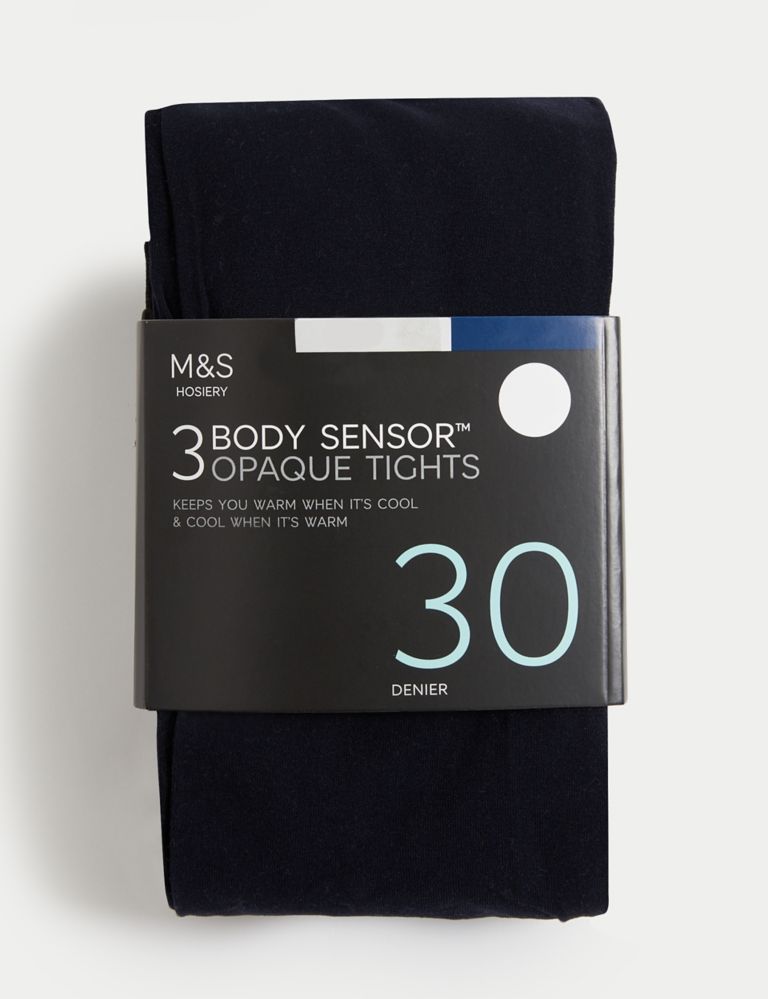 3pk 30 Denier Body Sensor™ Tights 2 of 4