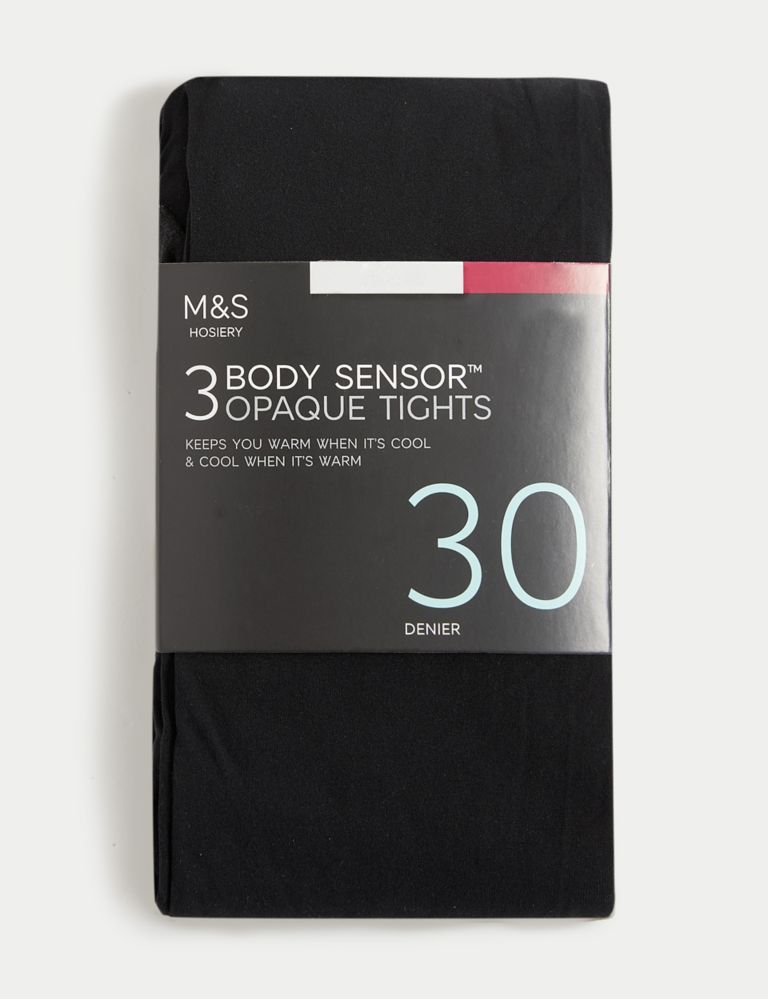 3pk 30 Denier Body Sensor™ Tights 1 of 2