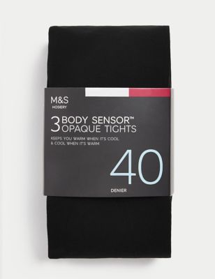 3pk 40 Denier Body Sensor™ Tights Image 2 of 4