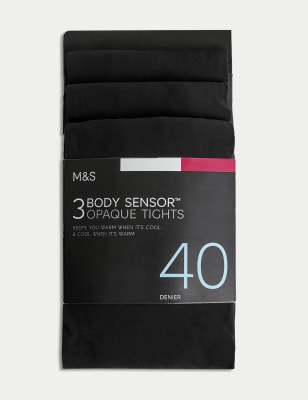 3pk 40 Denier Body Sensor™ Tights Image 2 of 4