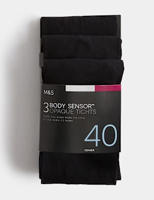 3pk 40 Denier Body Sensor™ Tights | M&S Collection | M&S
