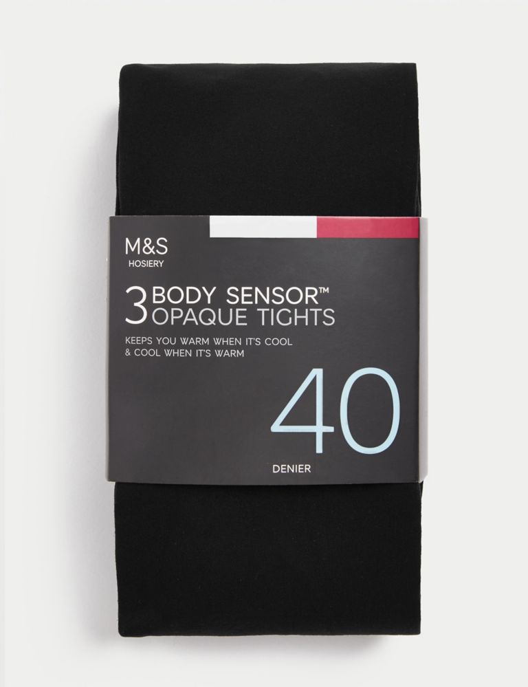 3pk 40 Denier Body Sensor™ Tights 2 of 4