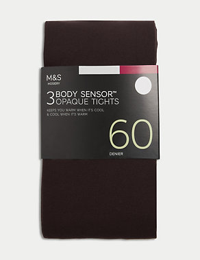 3pk 60 Denier Body Sensor™ Tights Image 2 of 4